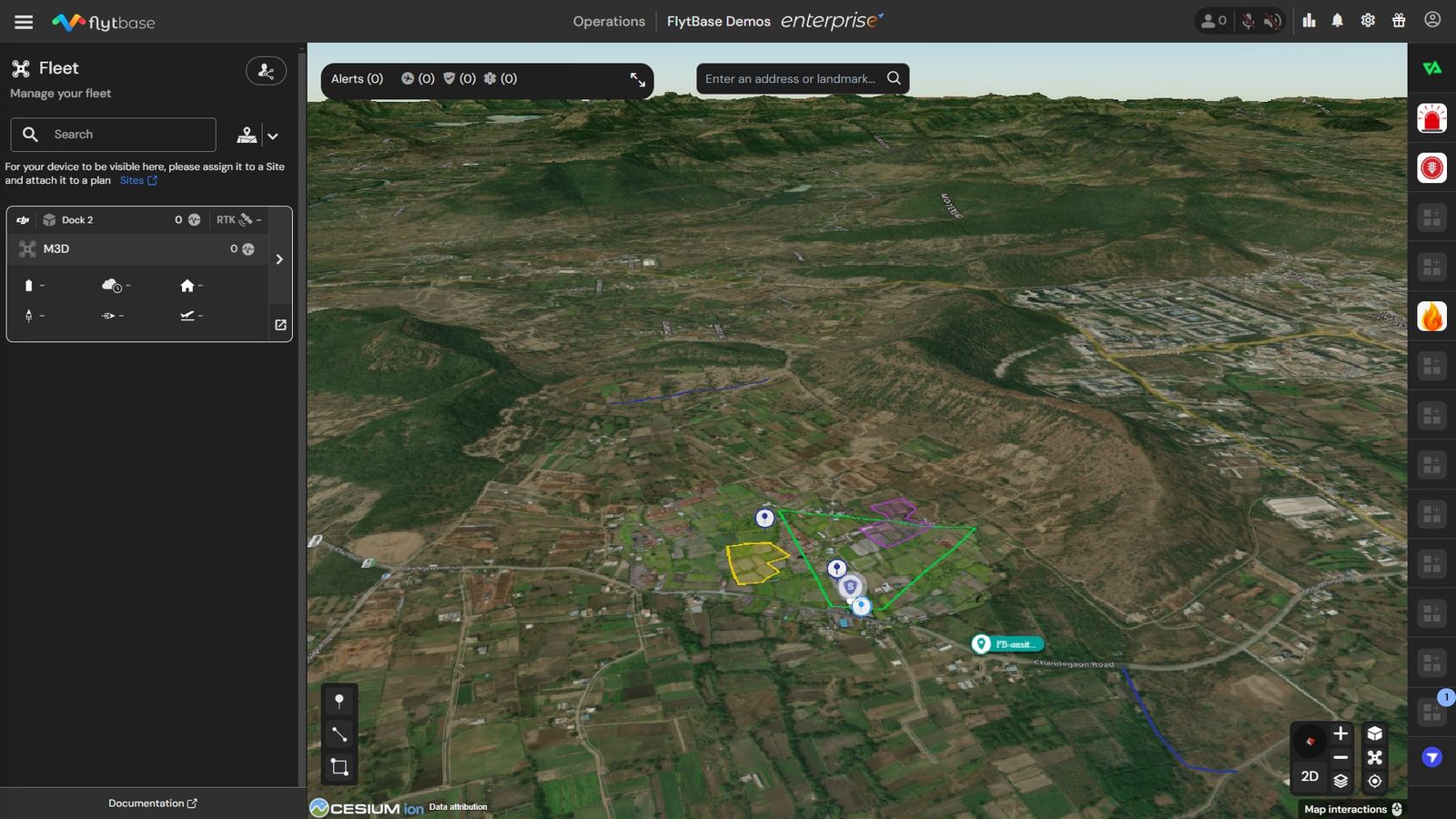 3D Maps sa FlytBase Operations Dashboard