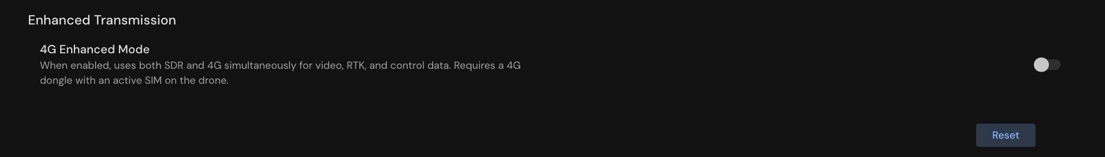 Bascule améliorée 4G