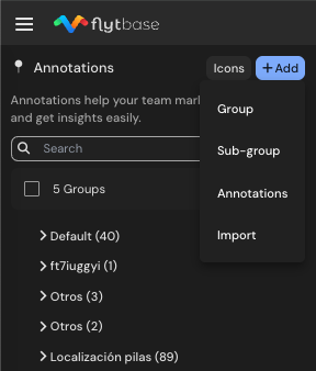 Select Group or Sub-Group as per your requirement