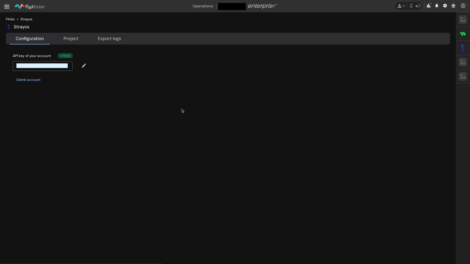 Configurazione del tuo Strayos Flink